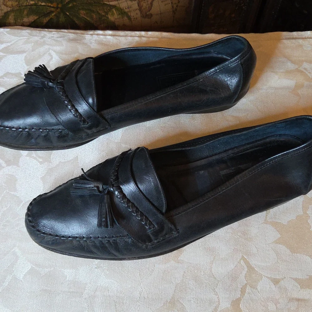 Nordstrom Blue Leather Loafers